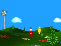 une photo d'Ã©cran de Teletubbies sur Sony Playstation